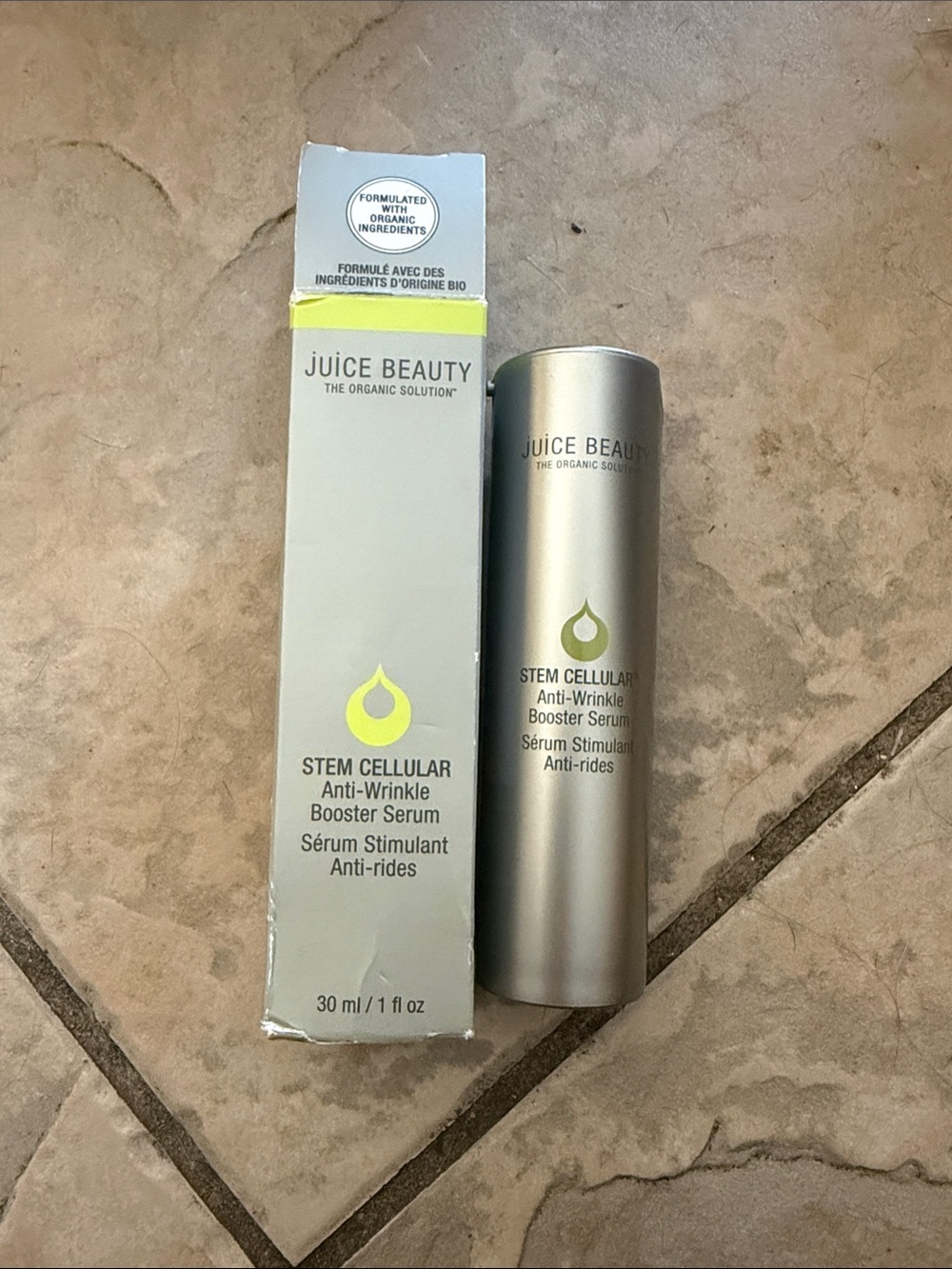 Juice Beauty Stem Cellular Anti-Wrinkle Booster Serum — Silver/Light Green